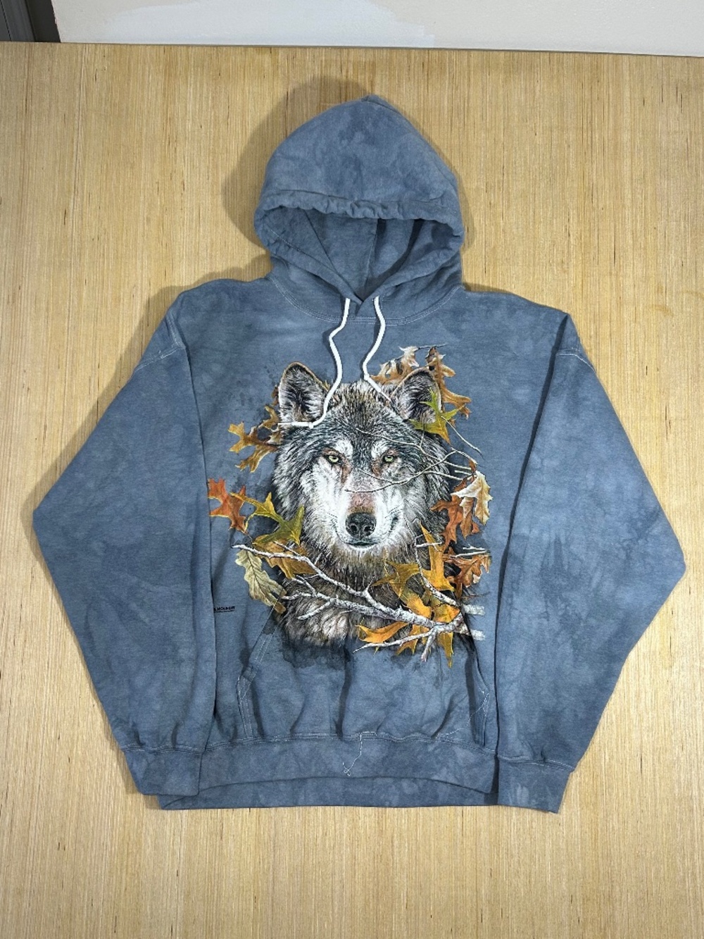 The Mountain 2020 Nature Wolf Fall AOP Men’s XL Hoodie Long Sleeve